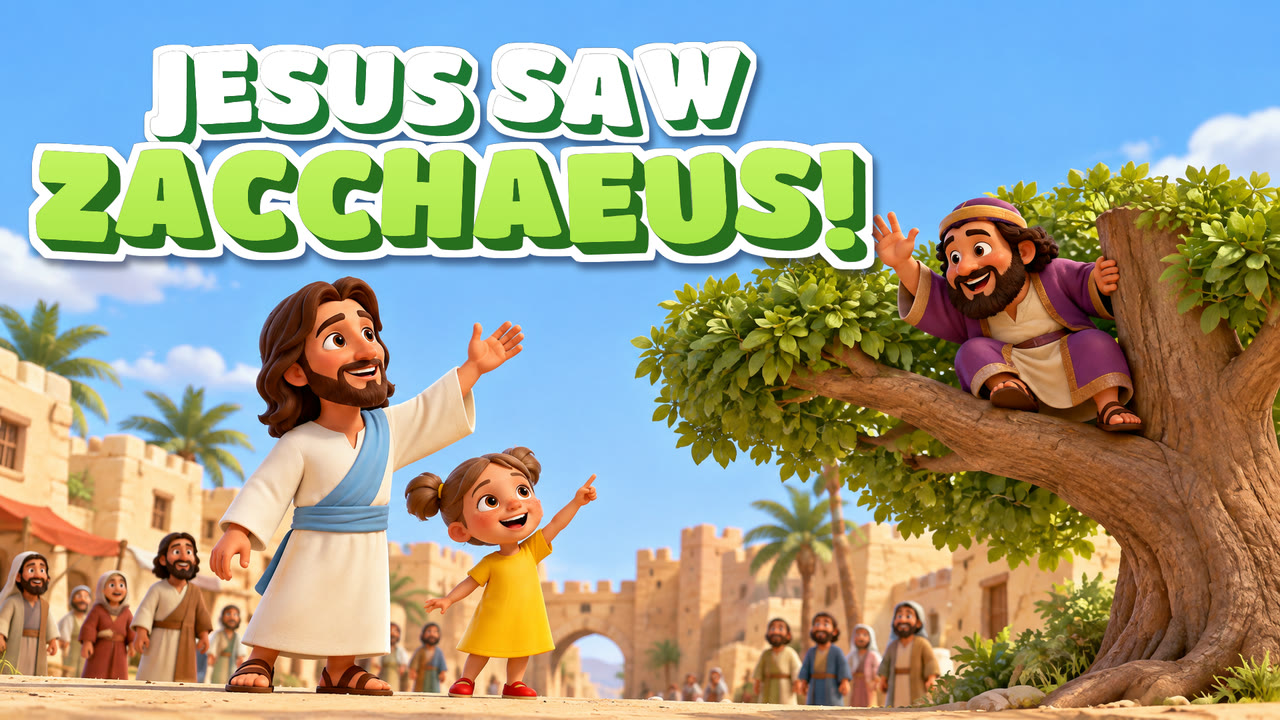 Zacchaeus climbs a tree: a Bible story for kids